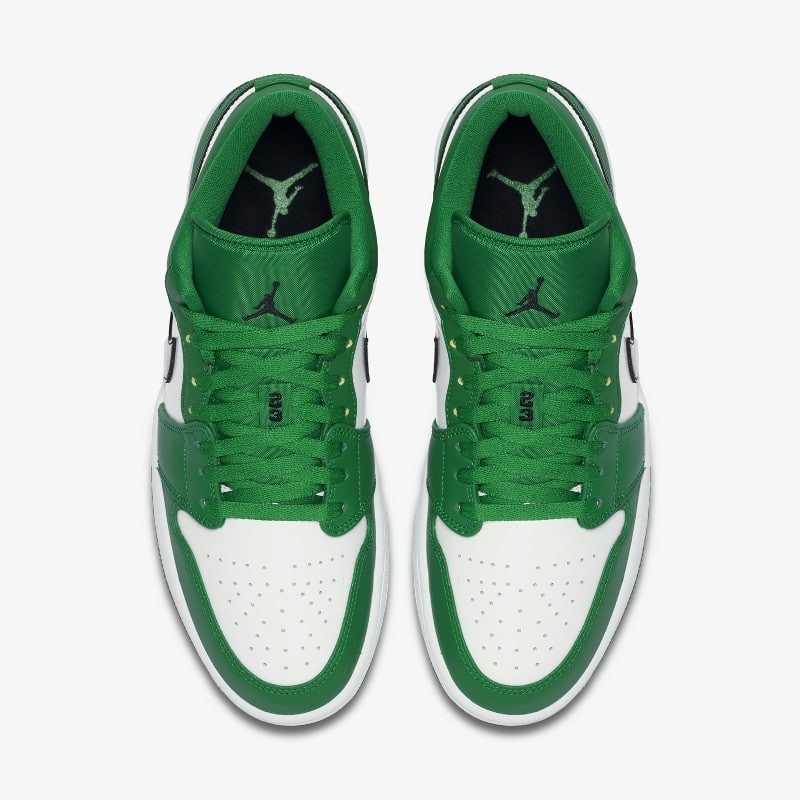 未使用 NIKE AIR JORDAN 1 LOW PINE GREEN Jordan 1 Low Pine Green Men's - 553558-301 - US